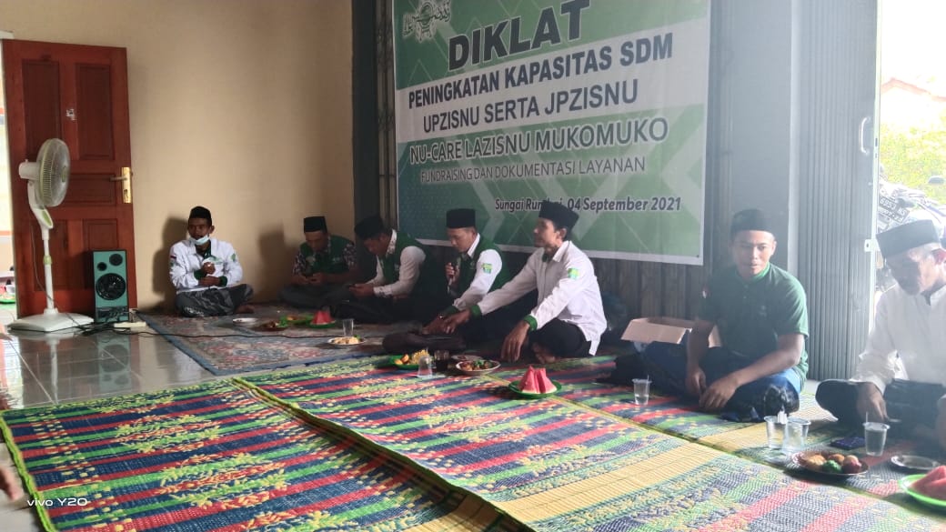 NU Care Lazisnu Mukomuko Adakan Diklat Peningkatan Kapasitan SDM UPZISNU Dan JPZISNU