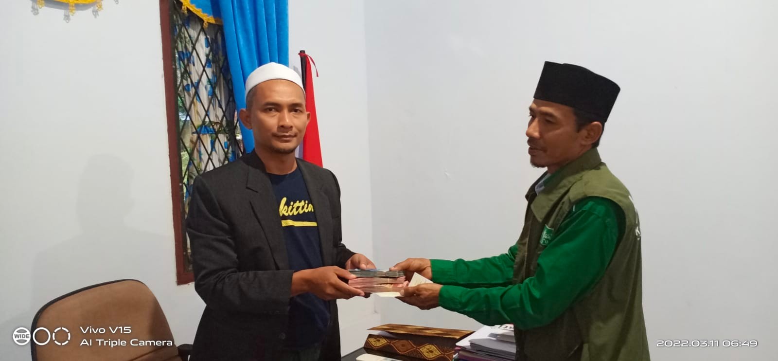 NU-Care Lazisnu Mukomuko Salurkan Sumbangan Rp. 65 Juta Untuk Munas JATMAN di Bengkulu